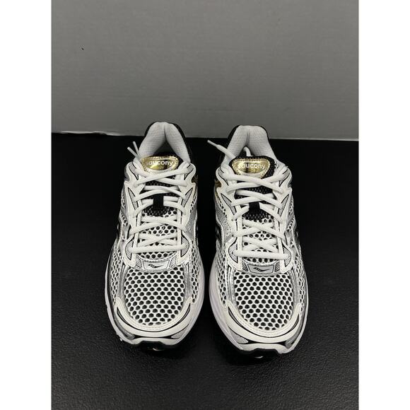 Saucony ProGrid Omni 9 White Silver Gold S70739 9 Size 10 Mesh Running Sneaker main image 5